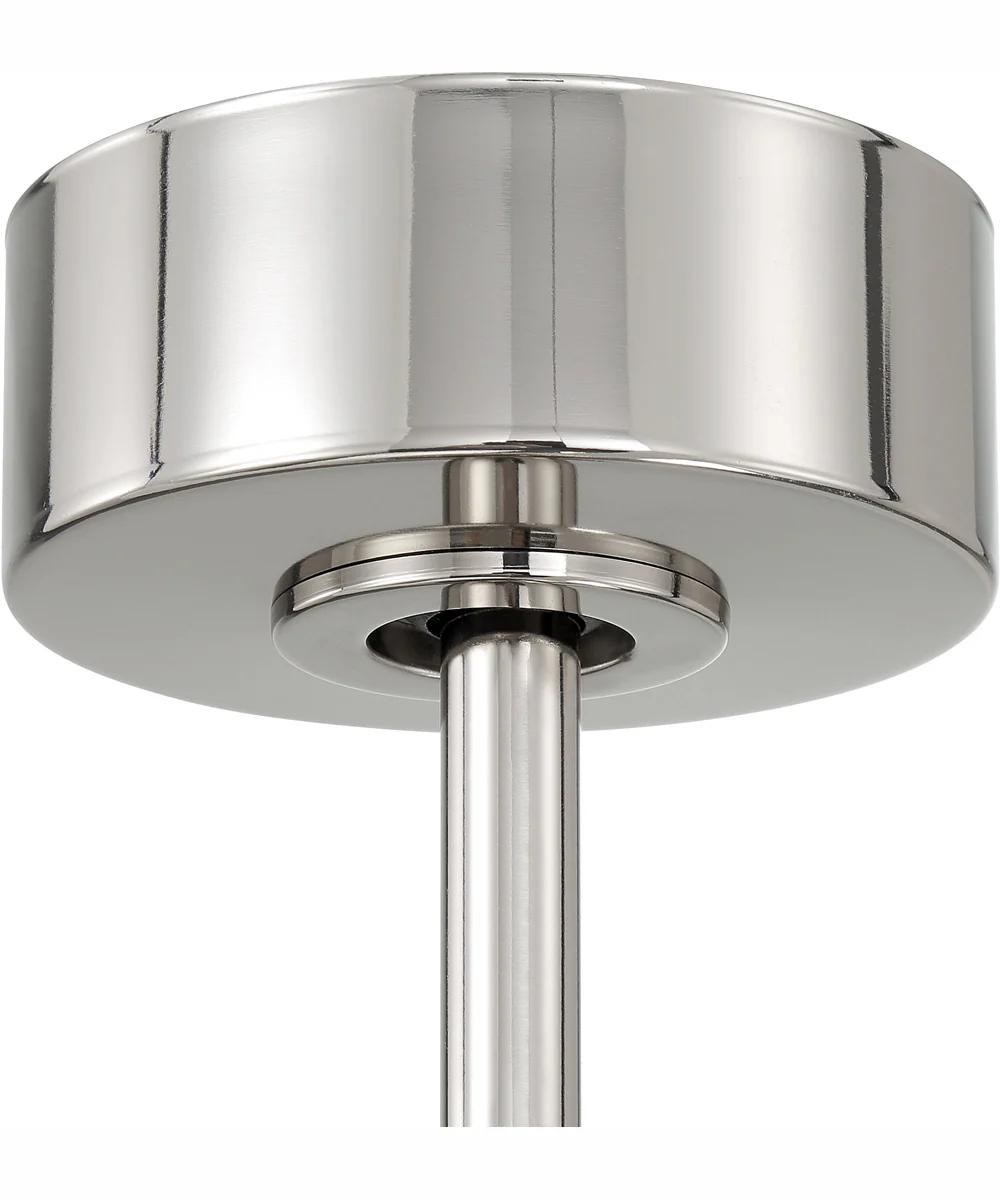 60" Phoebe 1-Light Indoor/Outdoor Ceiling Fan White / Polished Nickel - Image 4