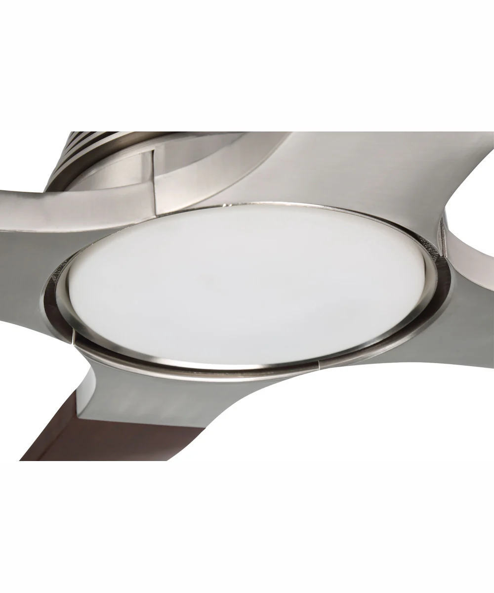 60" Ricasso 1-Light Ceiling Fan Brushed Polished Nickel - Image 6