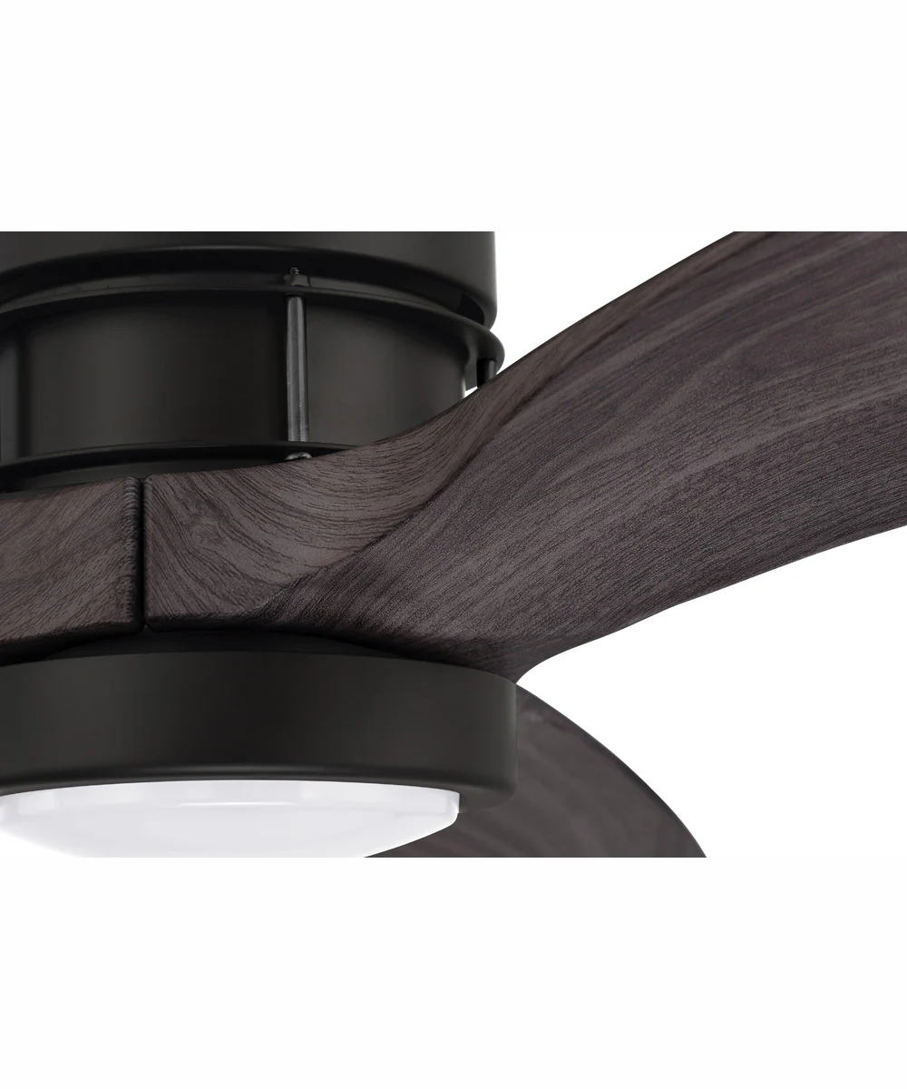 60" Sonnet 1-Light Ceiling Fan Flat Black - Image 4