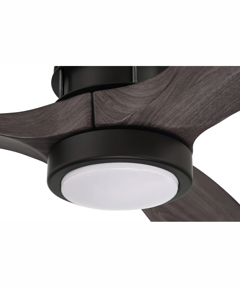 60" Sonnet 1-Light Ceiling Fan Flat Black - Image 5