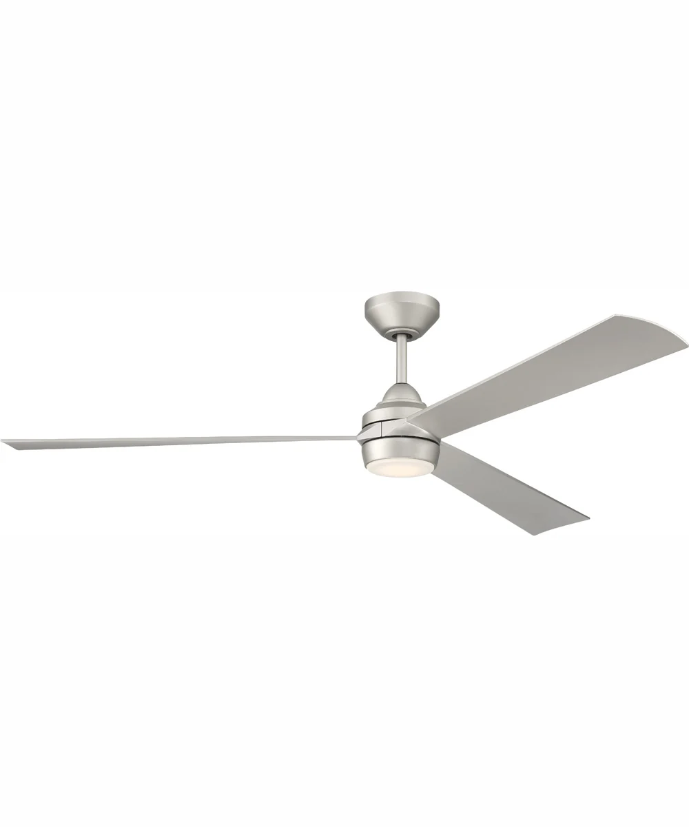 60" Sterling 1-Light Indoor/Outdoor Ceiling Fan Painted Nickel - Image 2