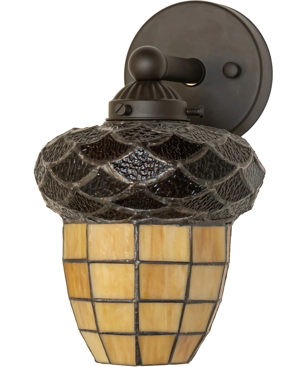 7" Wide Acorn Wall Sconce - Image 2
