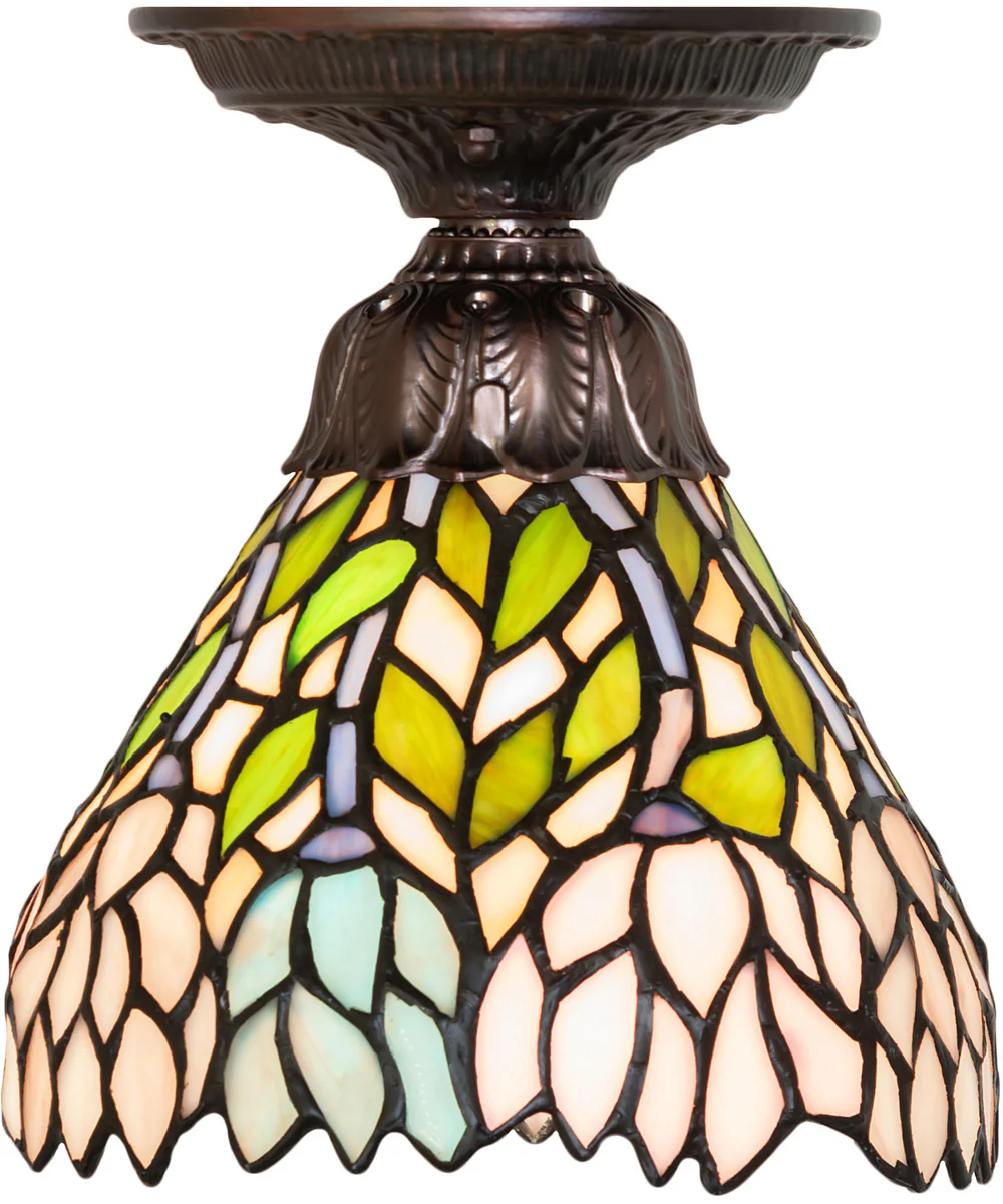 7" Wide Wisteria Flushmount - Image 4