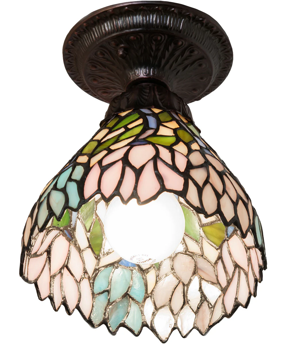 7" Wide Wisteria Flushmount - Image 5