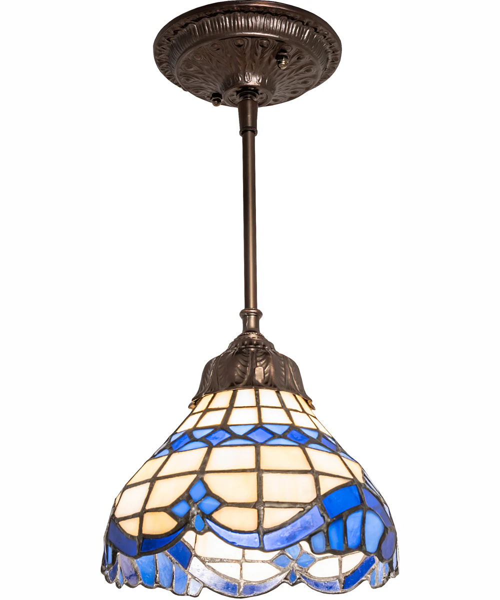 7" Wide Baroque Mini Pendant