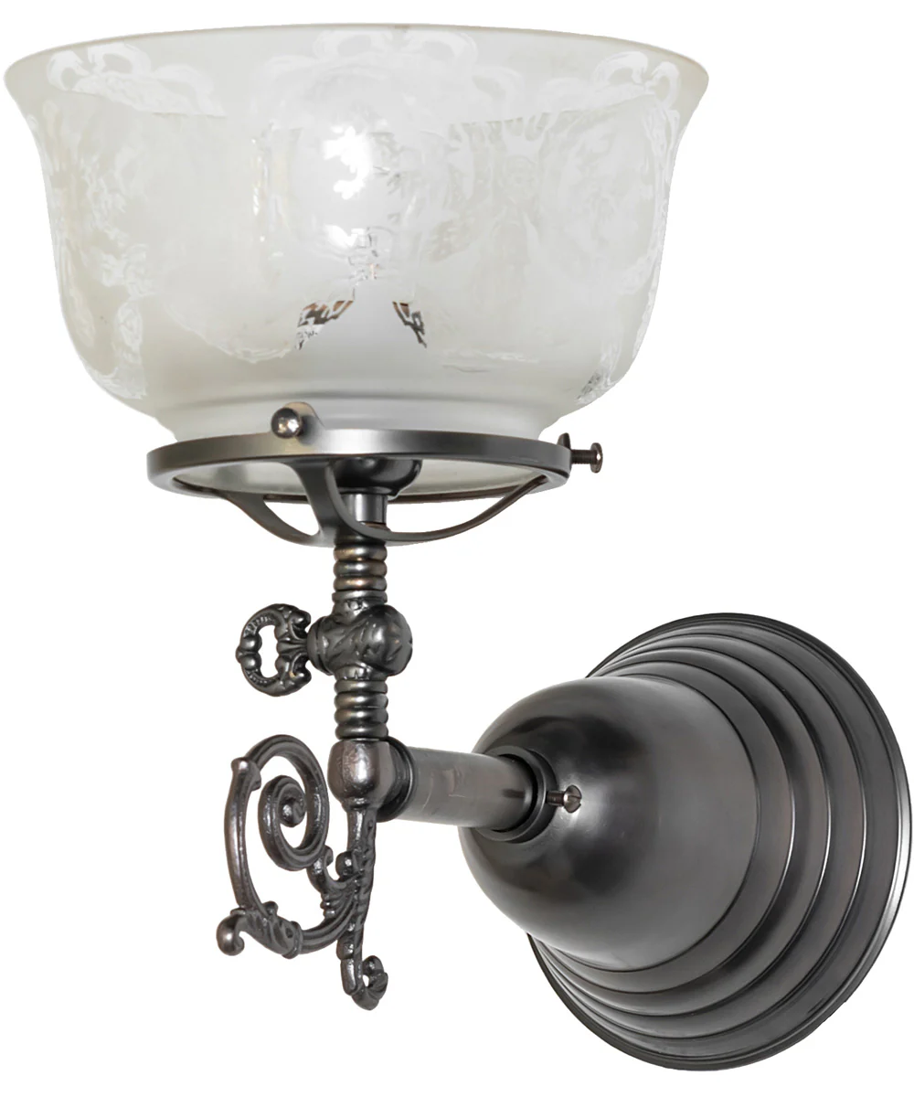 7" Wide Revival Gas & Electric Wall Sconce - Image 2