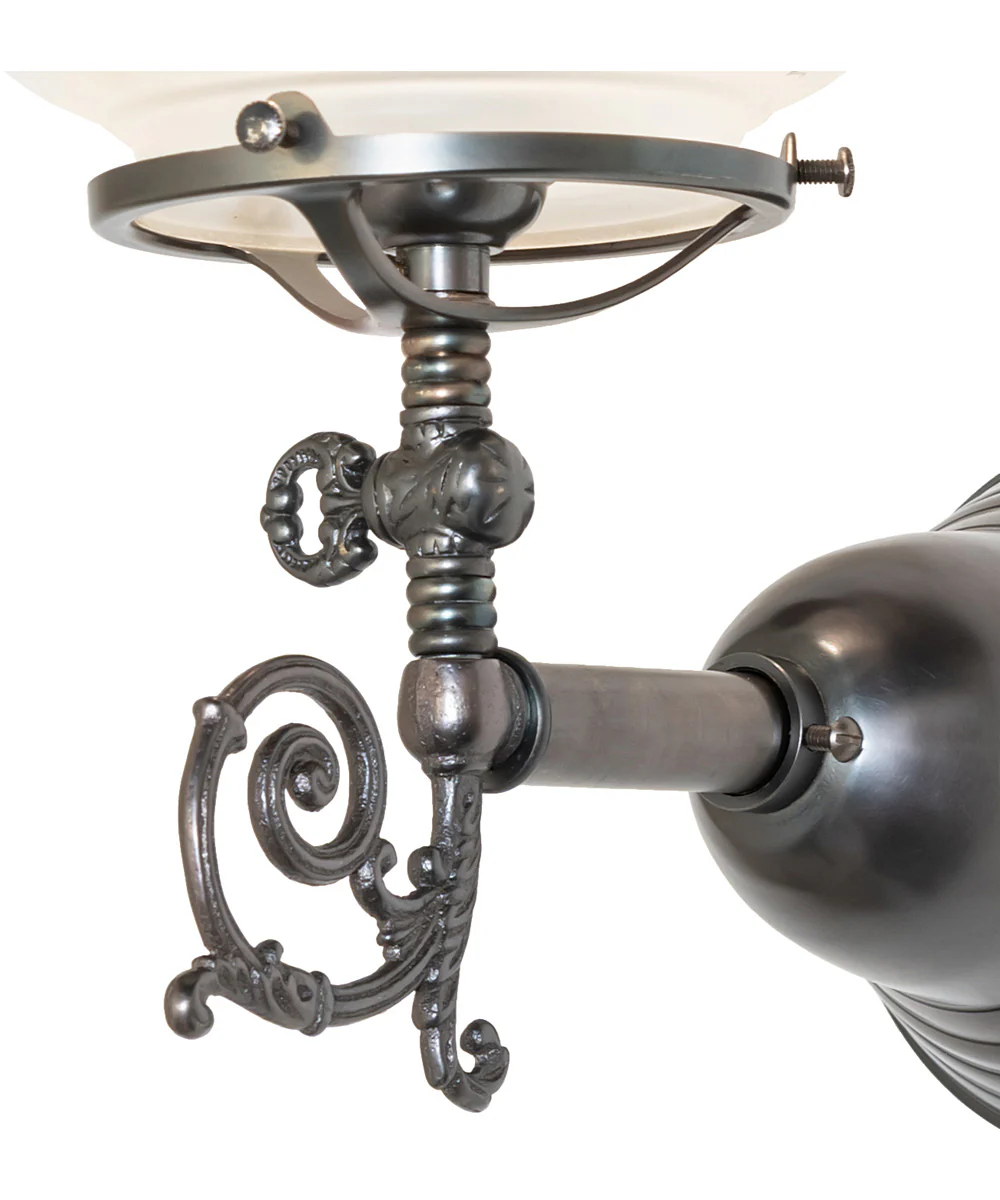 7" Wide Revival Gas & Electric Wall Sconce - Image 9