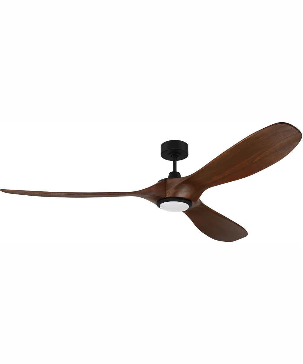 72" Envy 1-Light Indoor/Outdoor Ceiling Fan Flat Black - Image 4