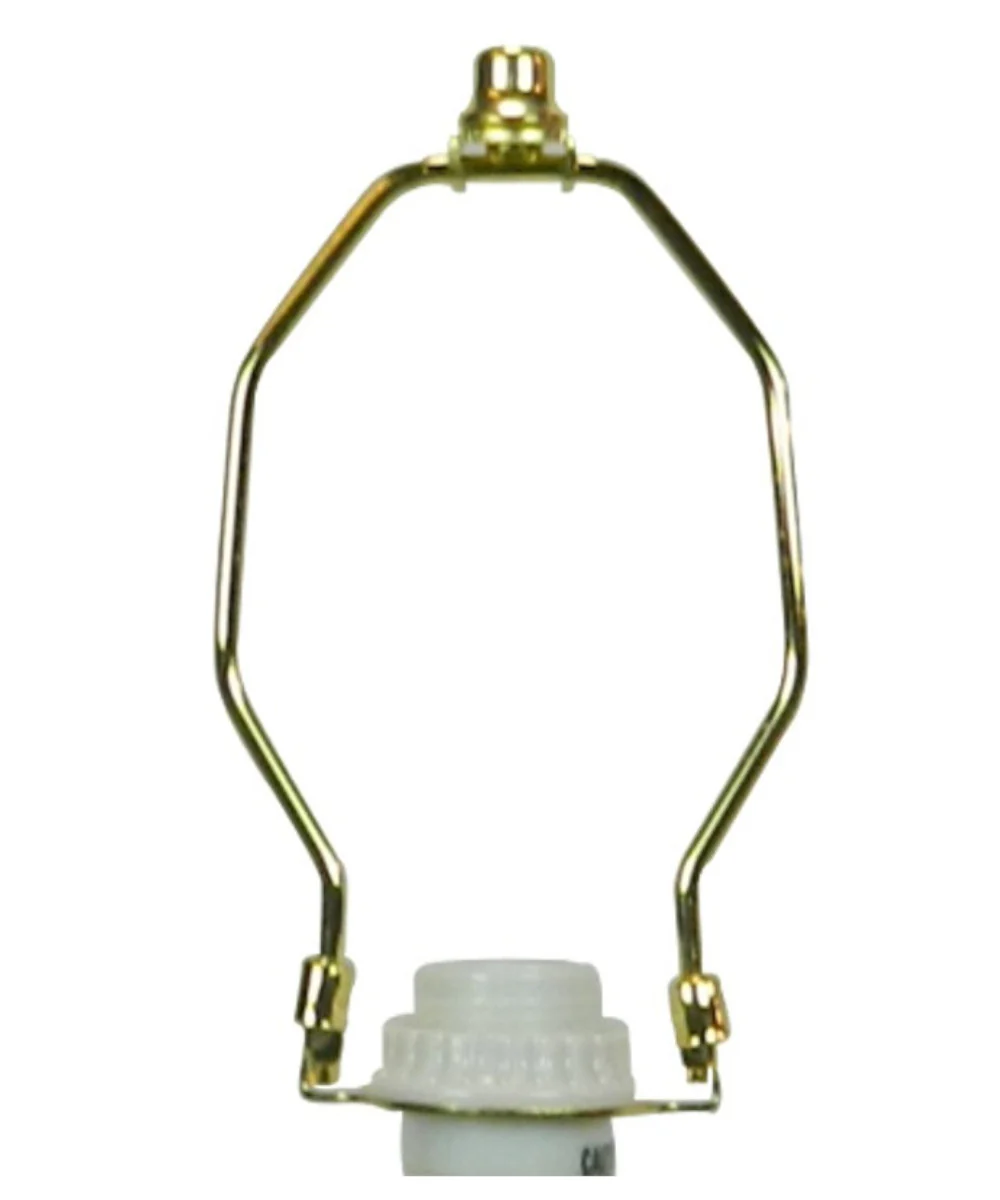 7x14x11" SLIP UNO FITTER Empire Hardback Lampshade Black Parchment with Gold Foil Lining - Image 4