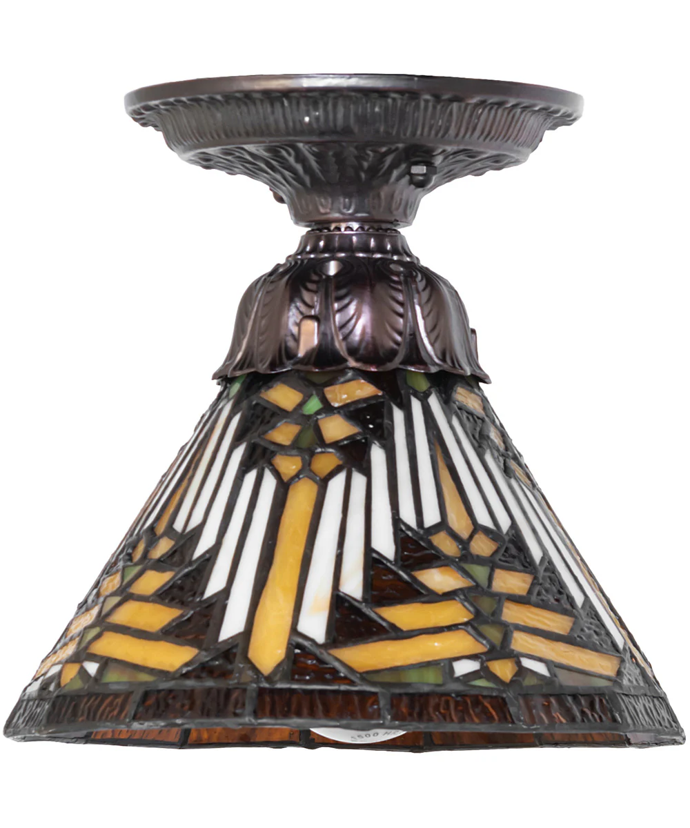 8" Wide Nuevo Mission Flushmount - Image 2