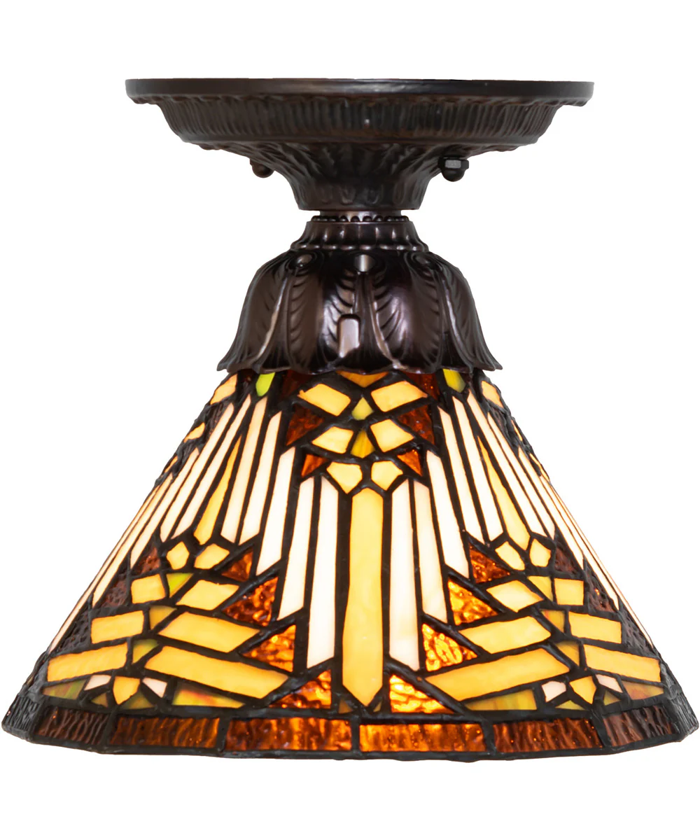 8" Wide Nuevo Mission Flushmount - Image 4