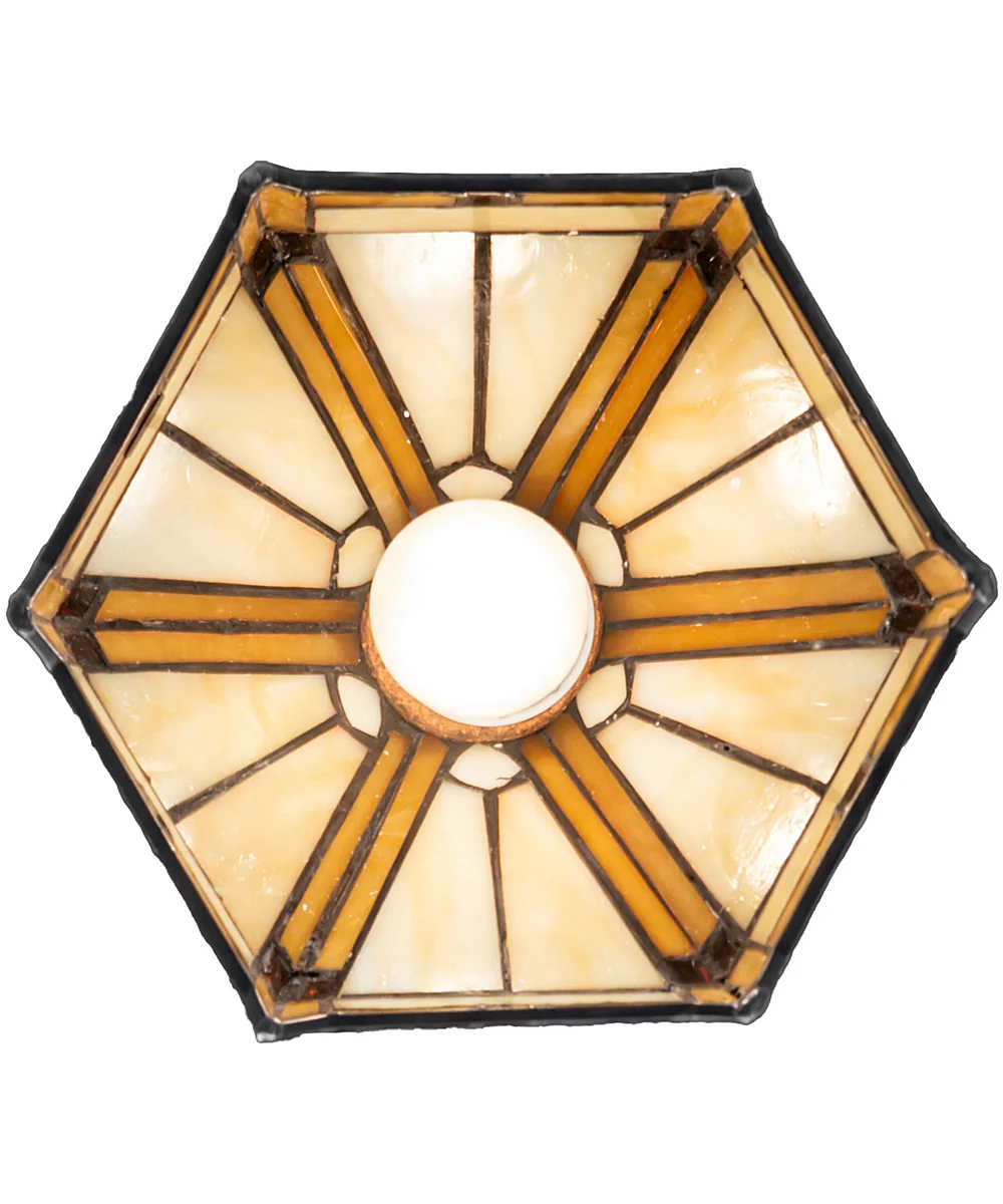 8" Wide Peaches Flushmount - Image 6