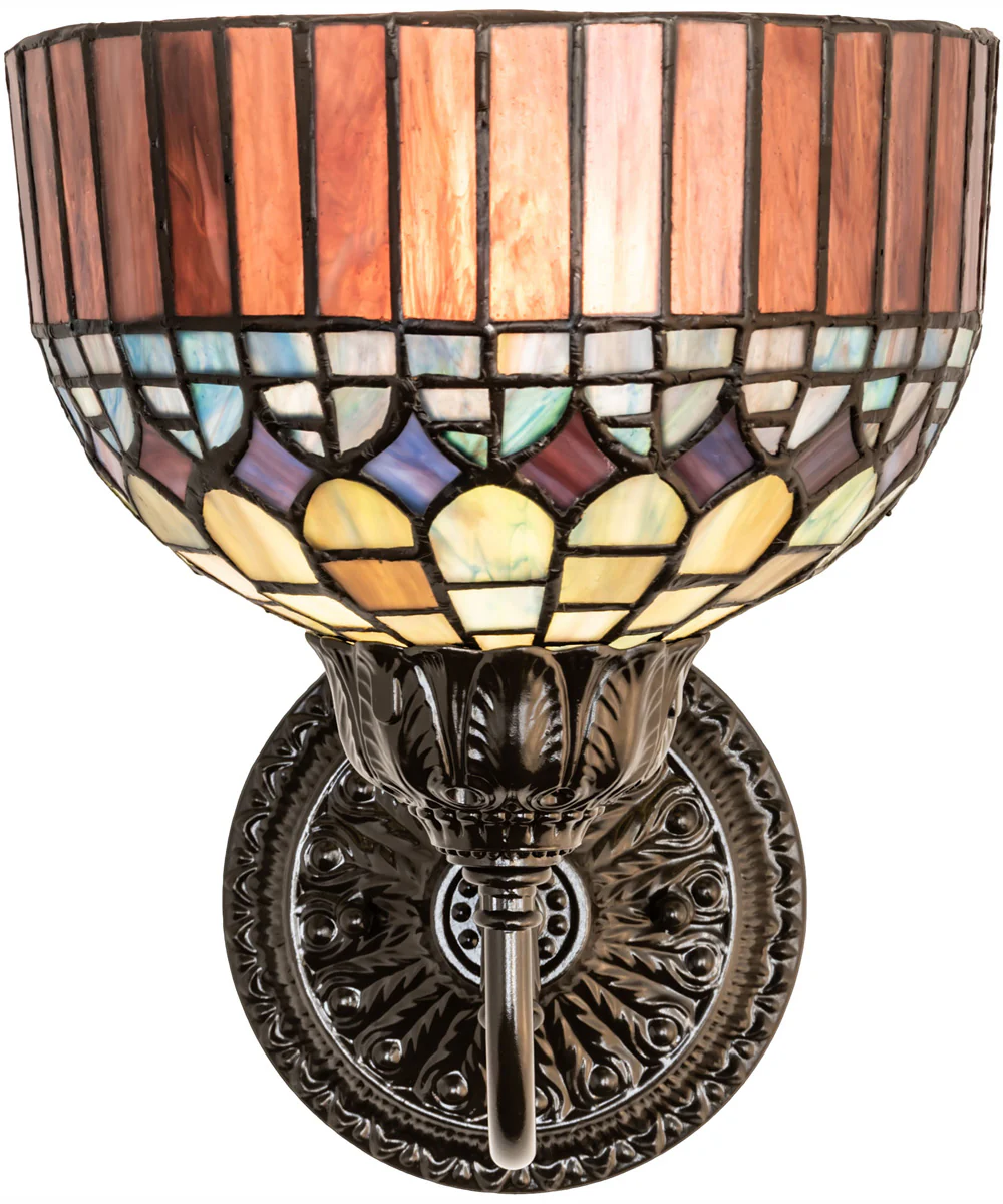 8" Wide Tiffany Candice Wall Sconce - Image 5