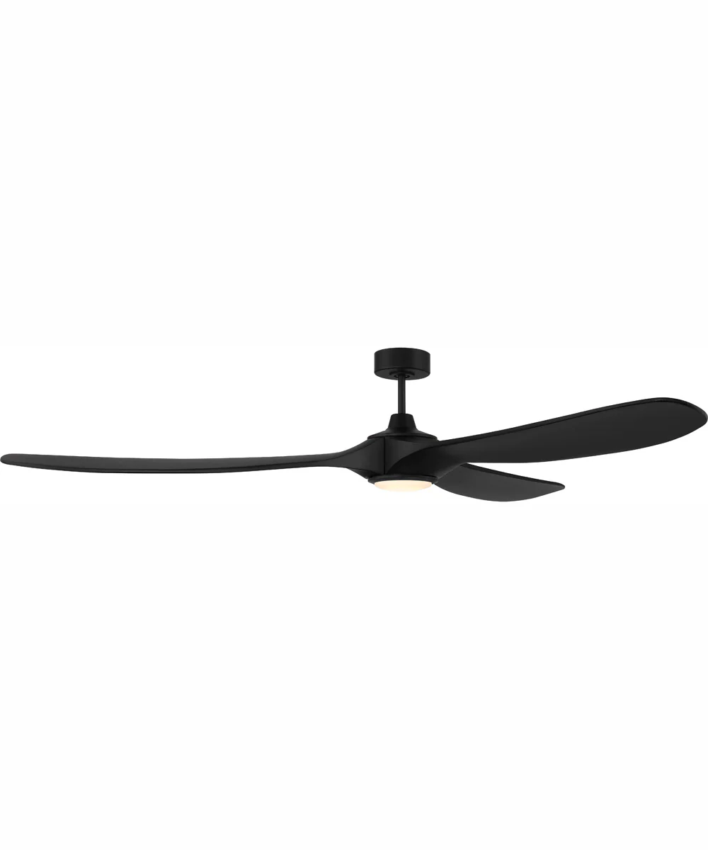 84" Envy 1-Light Indoor/Outdoor Ceiling Fan Flat Black - Image 2