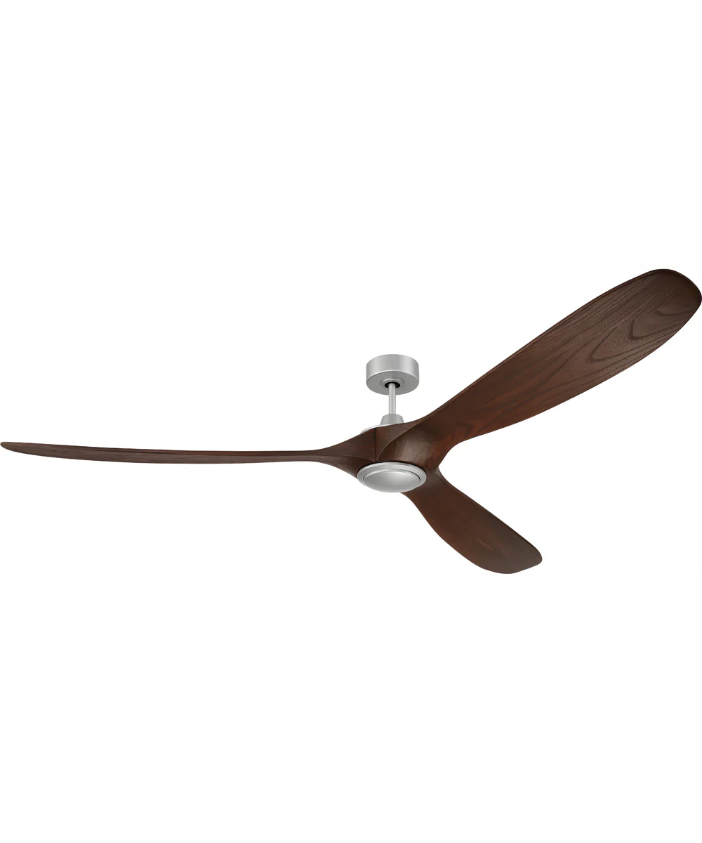 84" Envy 1-Light Indoor/Outdoor Ceiling Fan Painted Nickel - Image 3