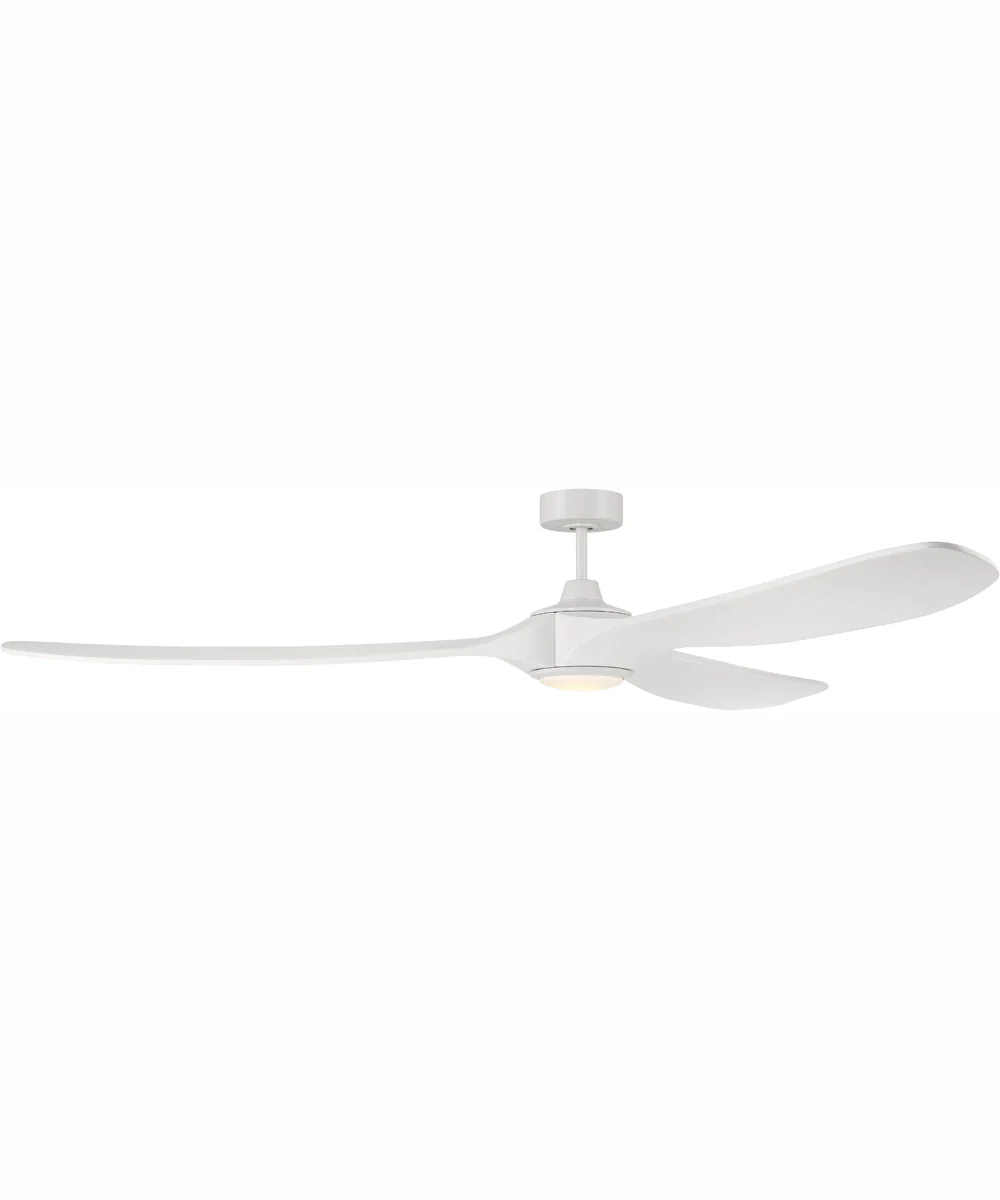 84" Envy 1-Light Indoor/Outdoor Ceiling Fan White - Image 2