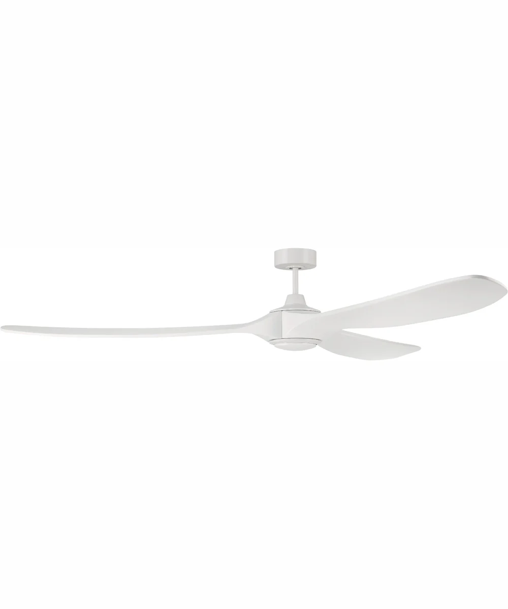 84" Envy 1-Light Indoor/Outdoor Ceiling Fan White - Image 3