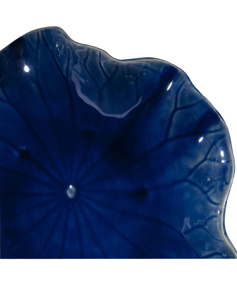 Abella Blue Ceramic Wall Decor, Set of 3 - Image 4