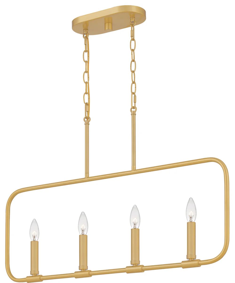 Abner 4-light Island Light Aged Brass - Image 4