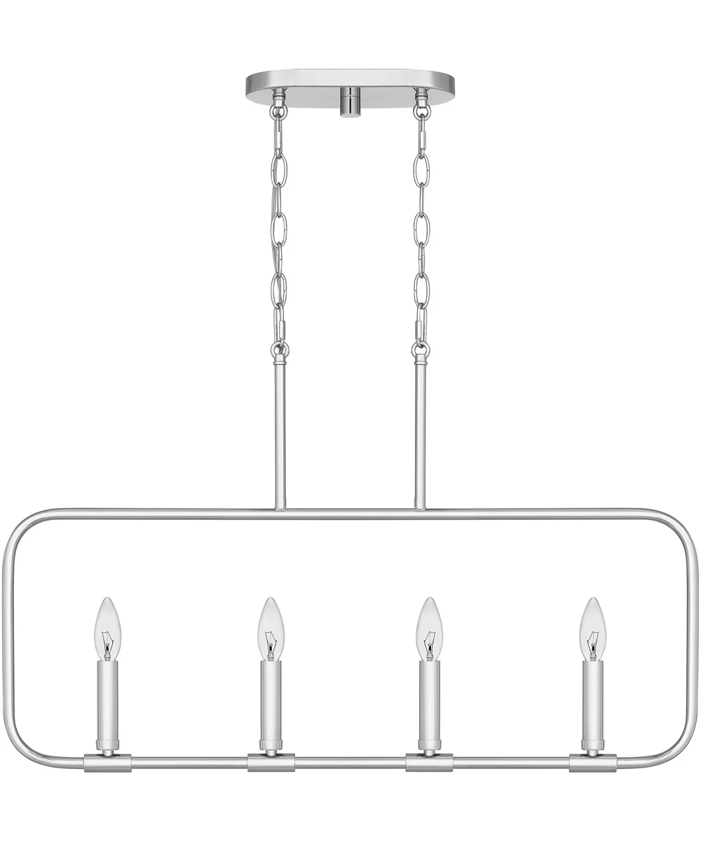 Abner 4-light Island Light Polished Chrome - Image 3