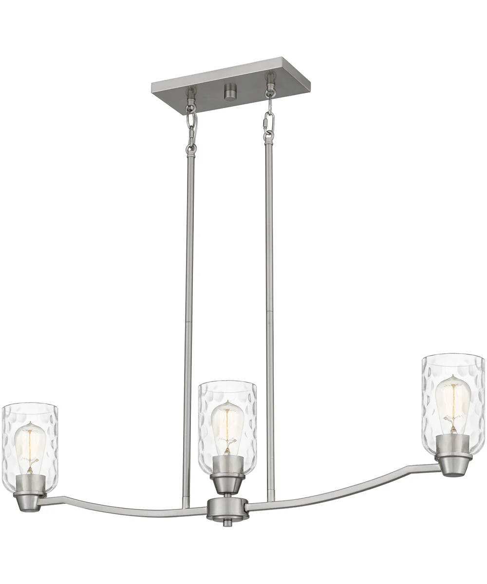 Acacia 3-light Island Light Brushed Nickel - Image 2