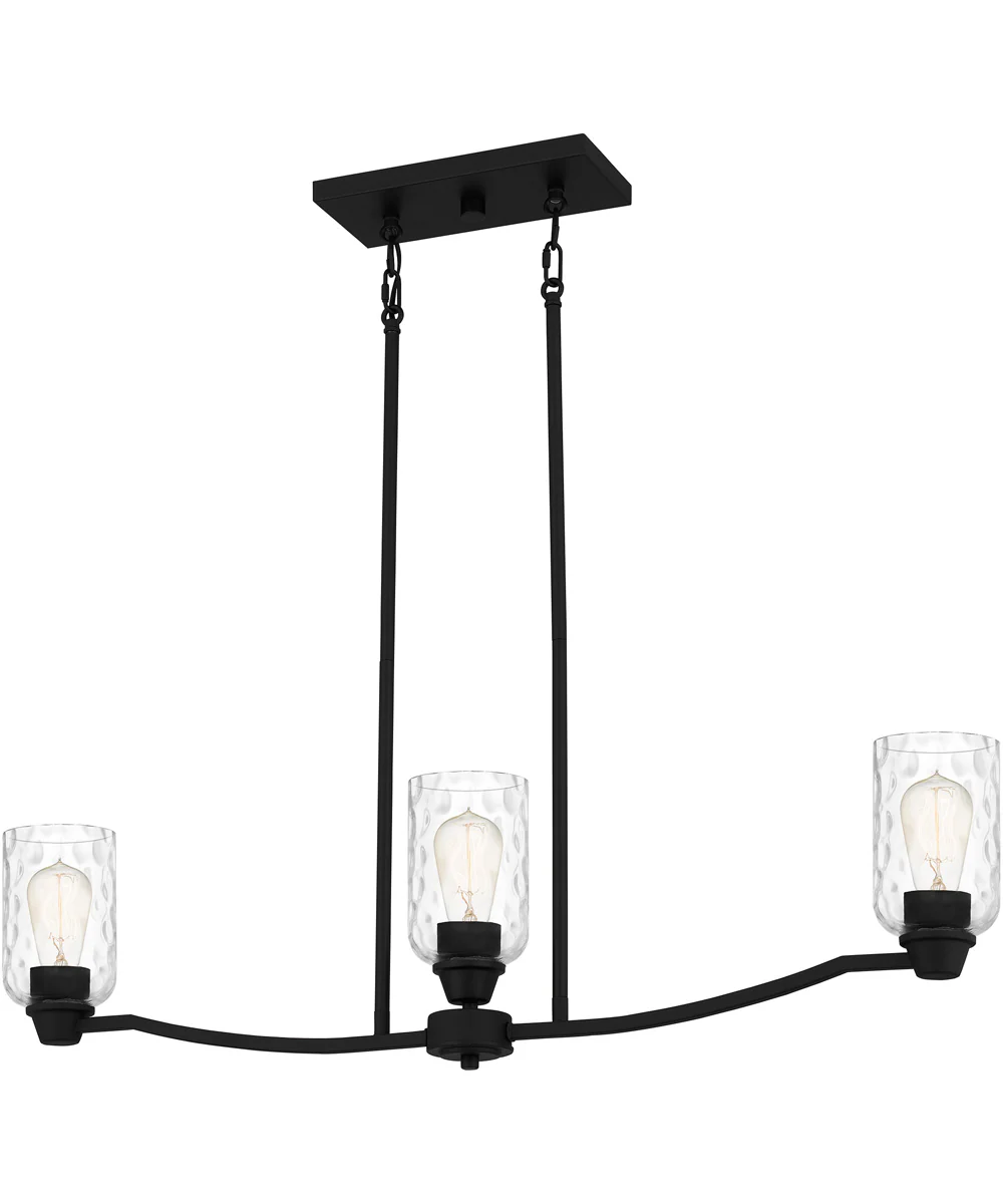 Acacia 3-light Island Light Matte Black - Image 2