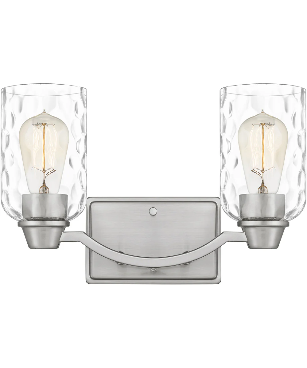 Acacia Medium 2-light Bath Light Brushed Nickel - Image 2
