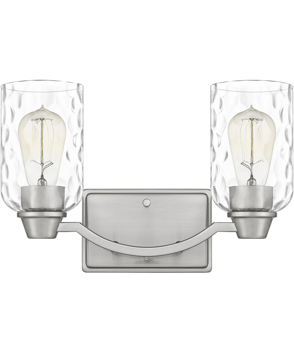 Acacia Medium 2-light Bath Light Brushed Nickel - Image 3