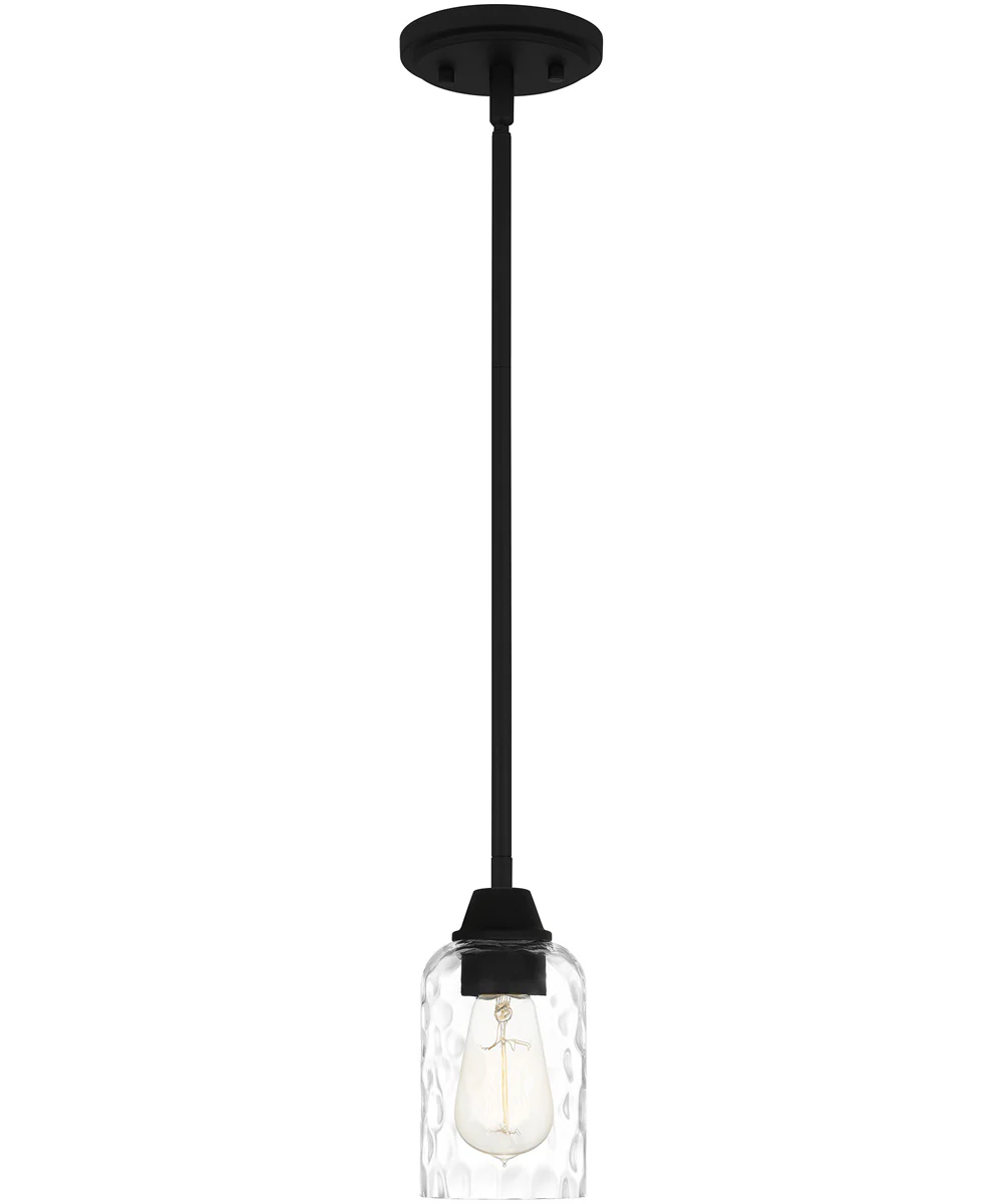 Acacia Small 1-light Mini Pendant Matte Black - Image 4