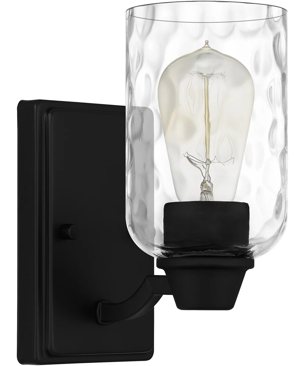 Acacia Small 1-light Wall Sconce Matte Black - Image 3