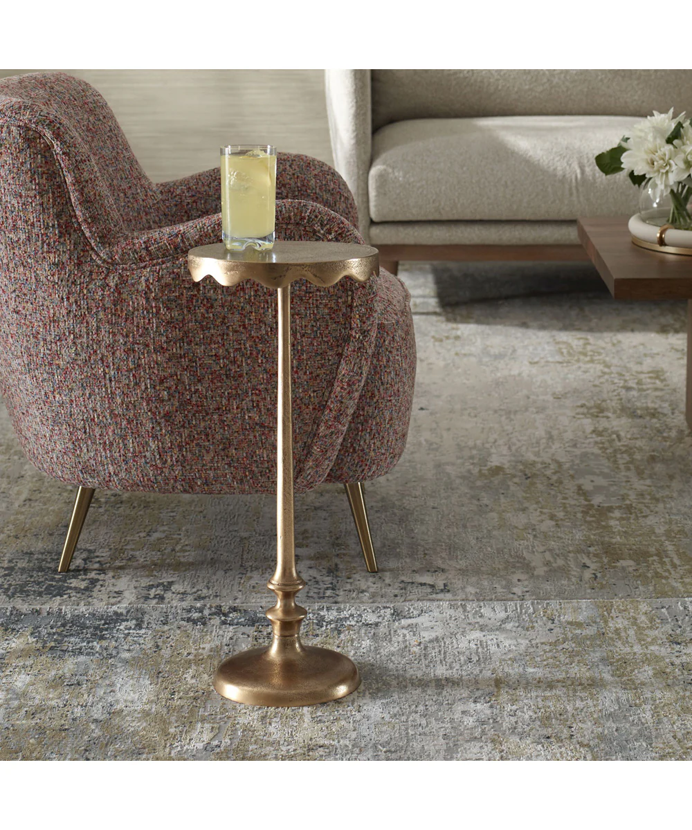 Accent Tavle in Brass Anqitue - Image 2