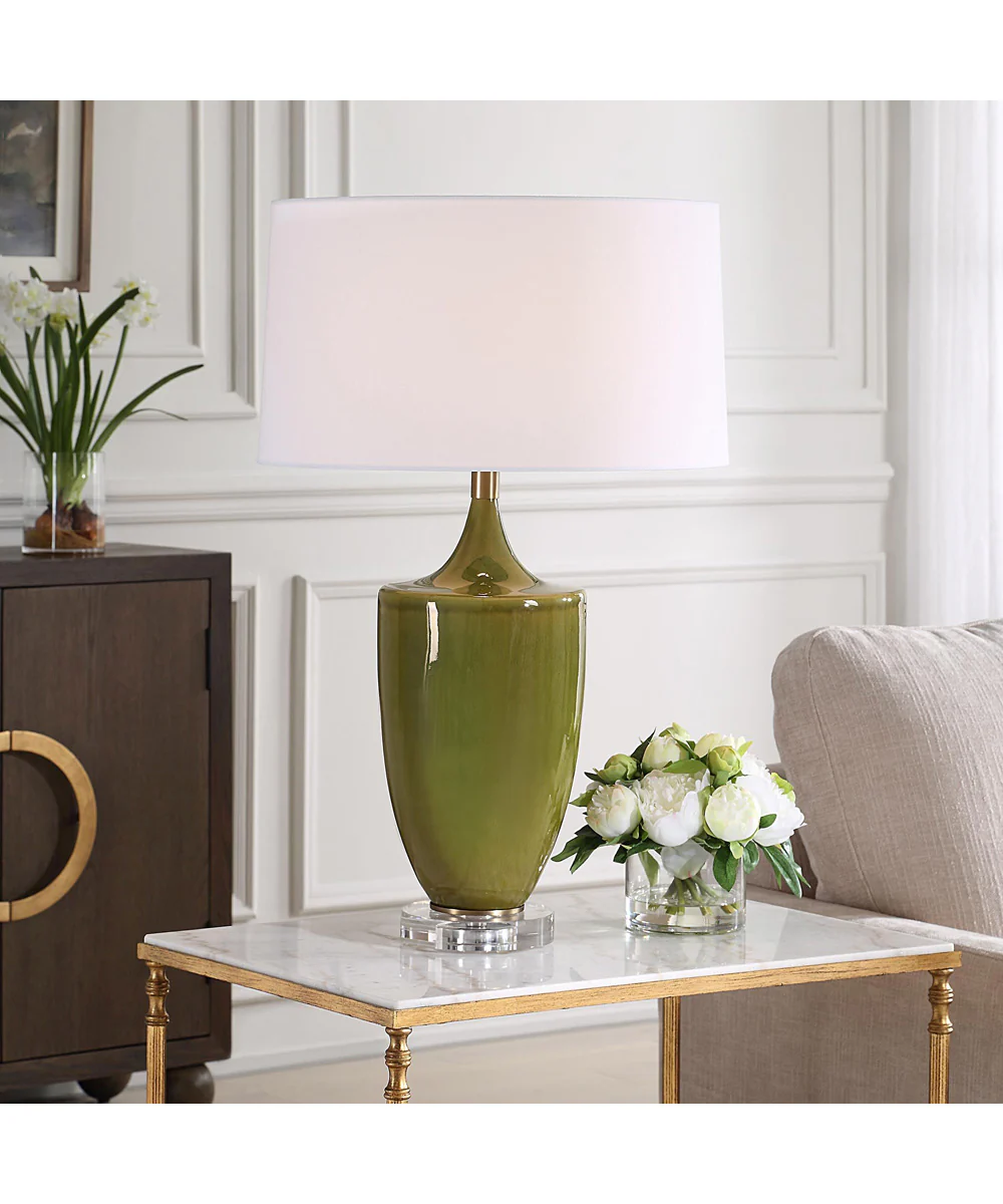 Adela Moss Green Table Lamp - Image 2