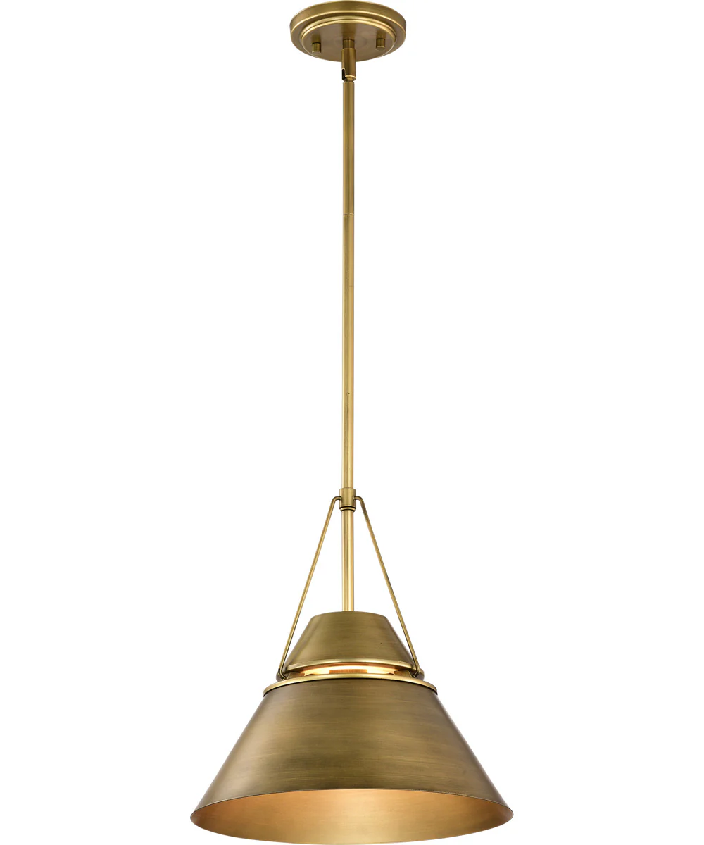 Adina 1-Light Pendant Natural Brass - Image 4