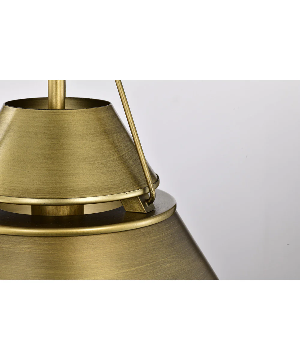 Adina 1-Light Pendant Natural Brass - Image 9
