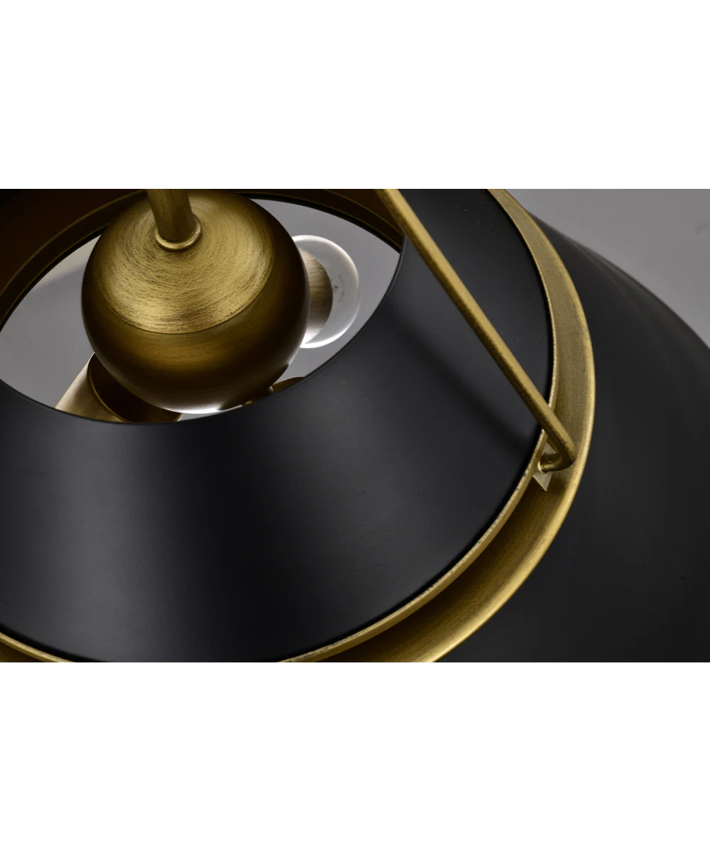 Adina 3-Light Pendant Matte Black - Image 9
