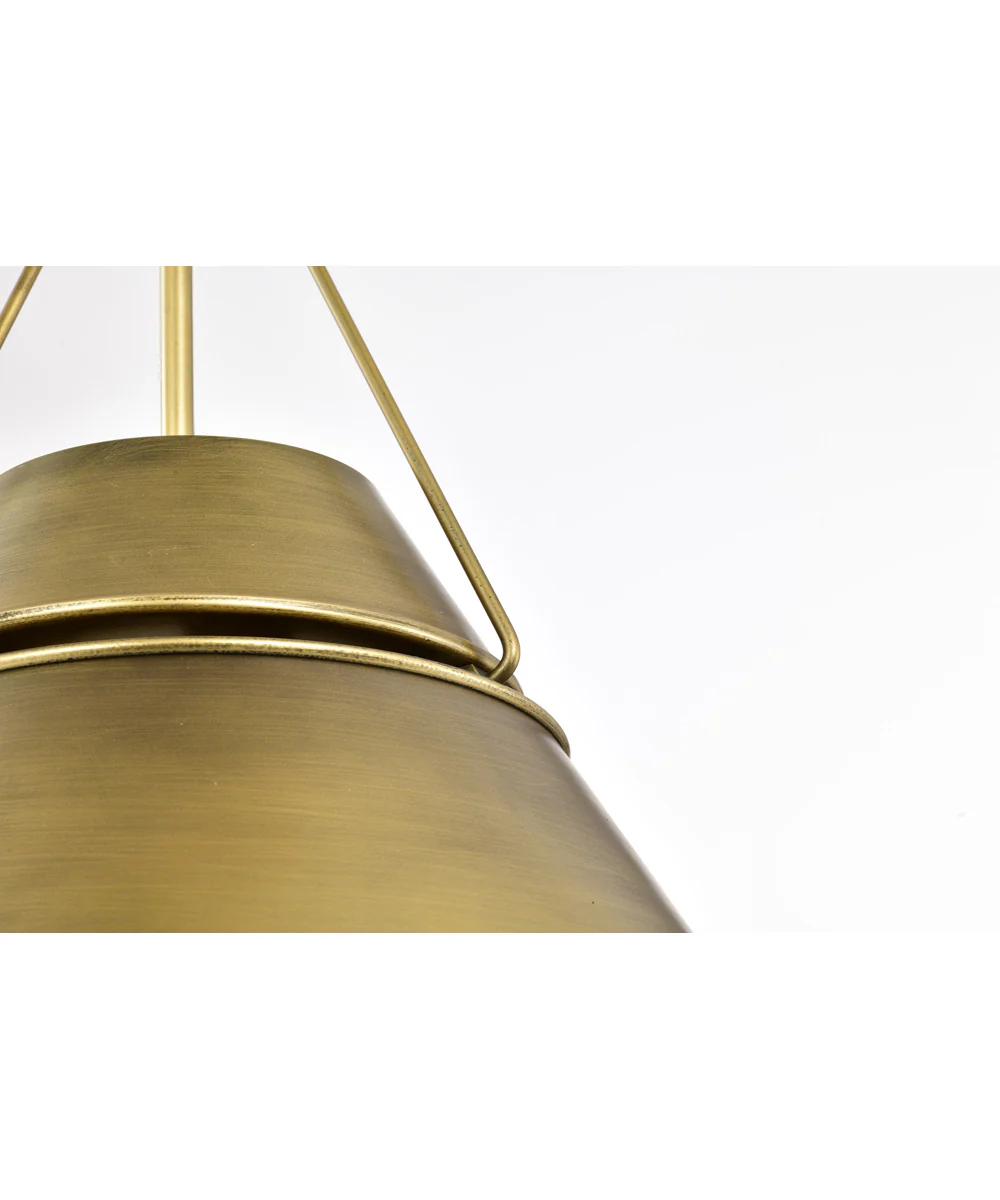 Adina 3-Light Pendant Natural Brass - Image 10