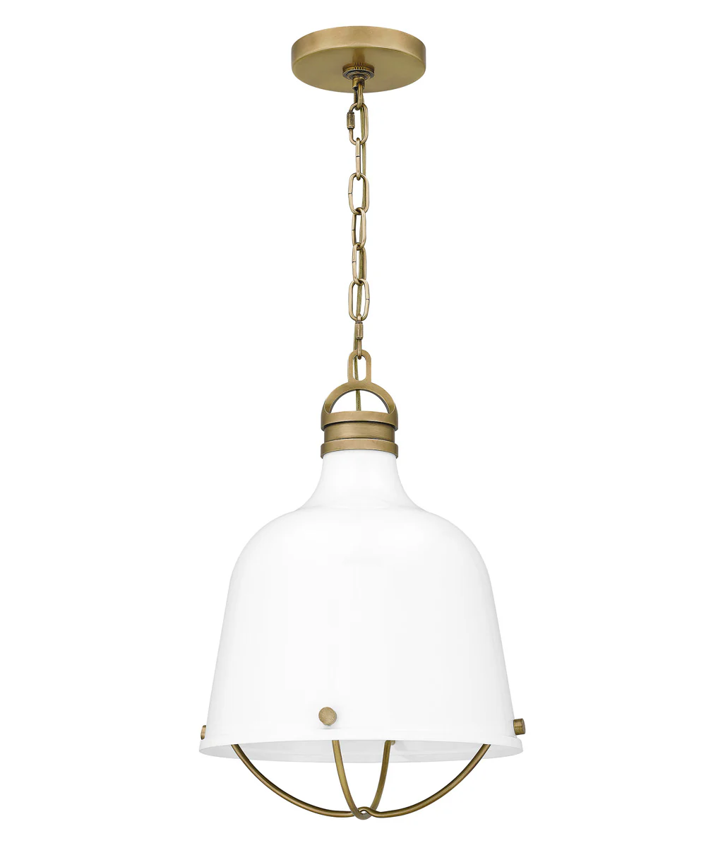 Adlington Small 1-light Mini Pendant Weathered Brass - Image 3