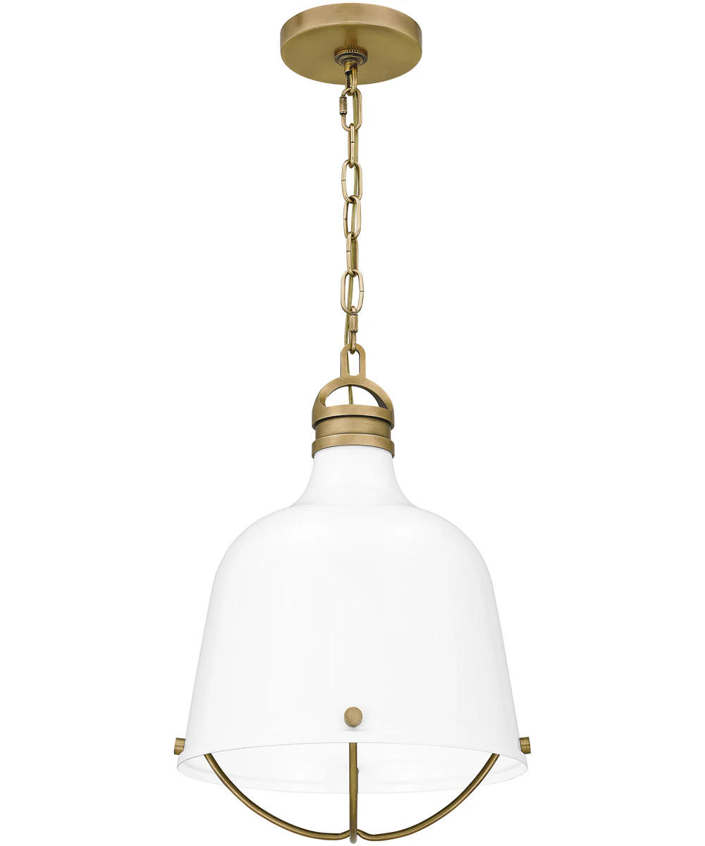 Adlington Small 1-light Mini Pendant Weathered Brass - Image 4