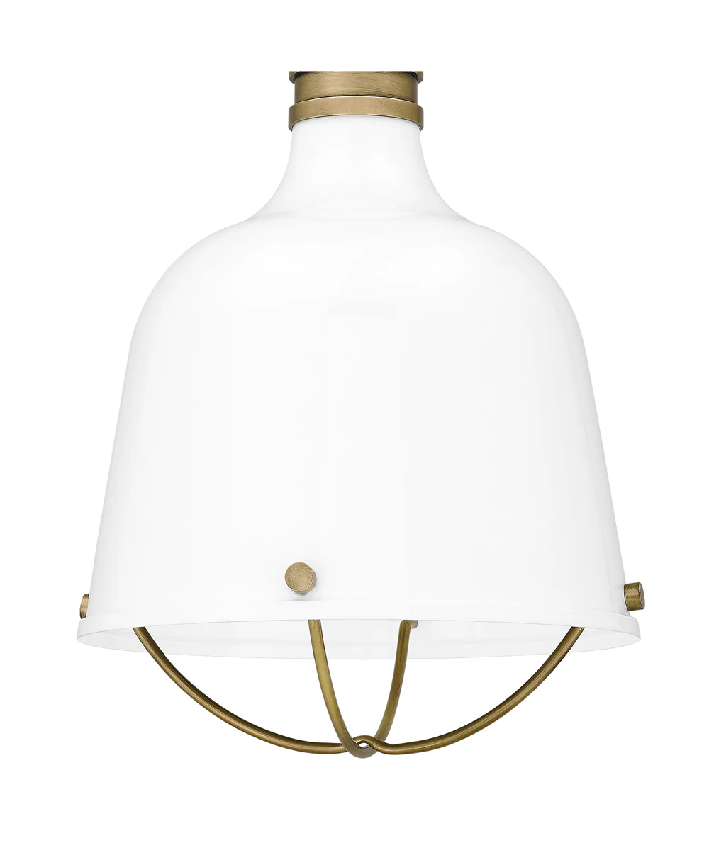 Adlington Small 1-light Mini Pendant Weathered Brass - Image 6