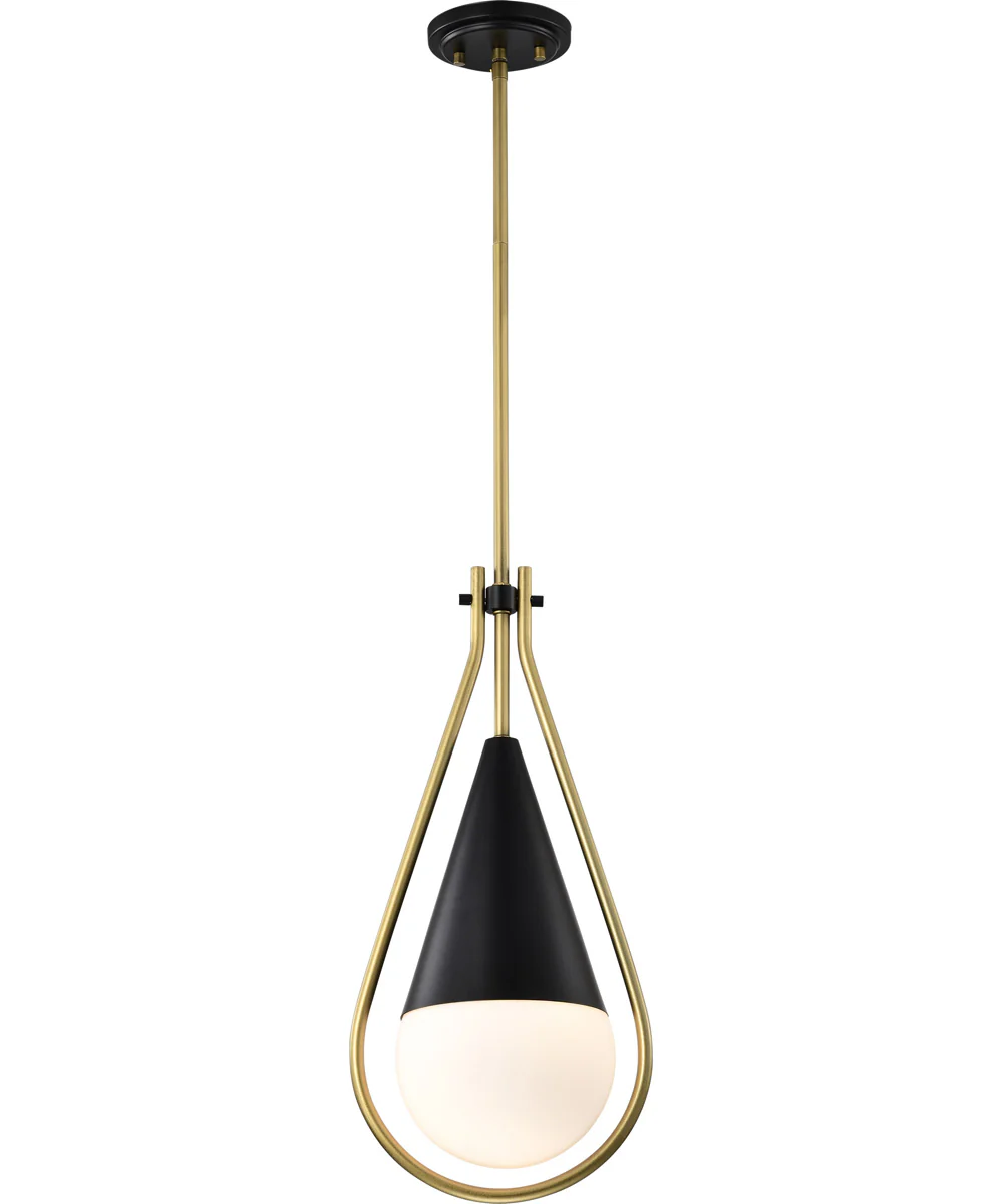Admiral 1-Light Pendant Matte Black - Image 2