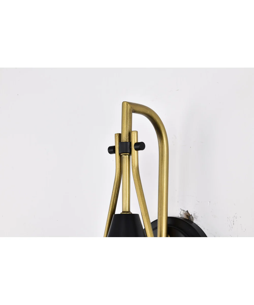 Admiral 1-Light Vanity & Wall Matte Black - Image 7