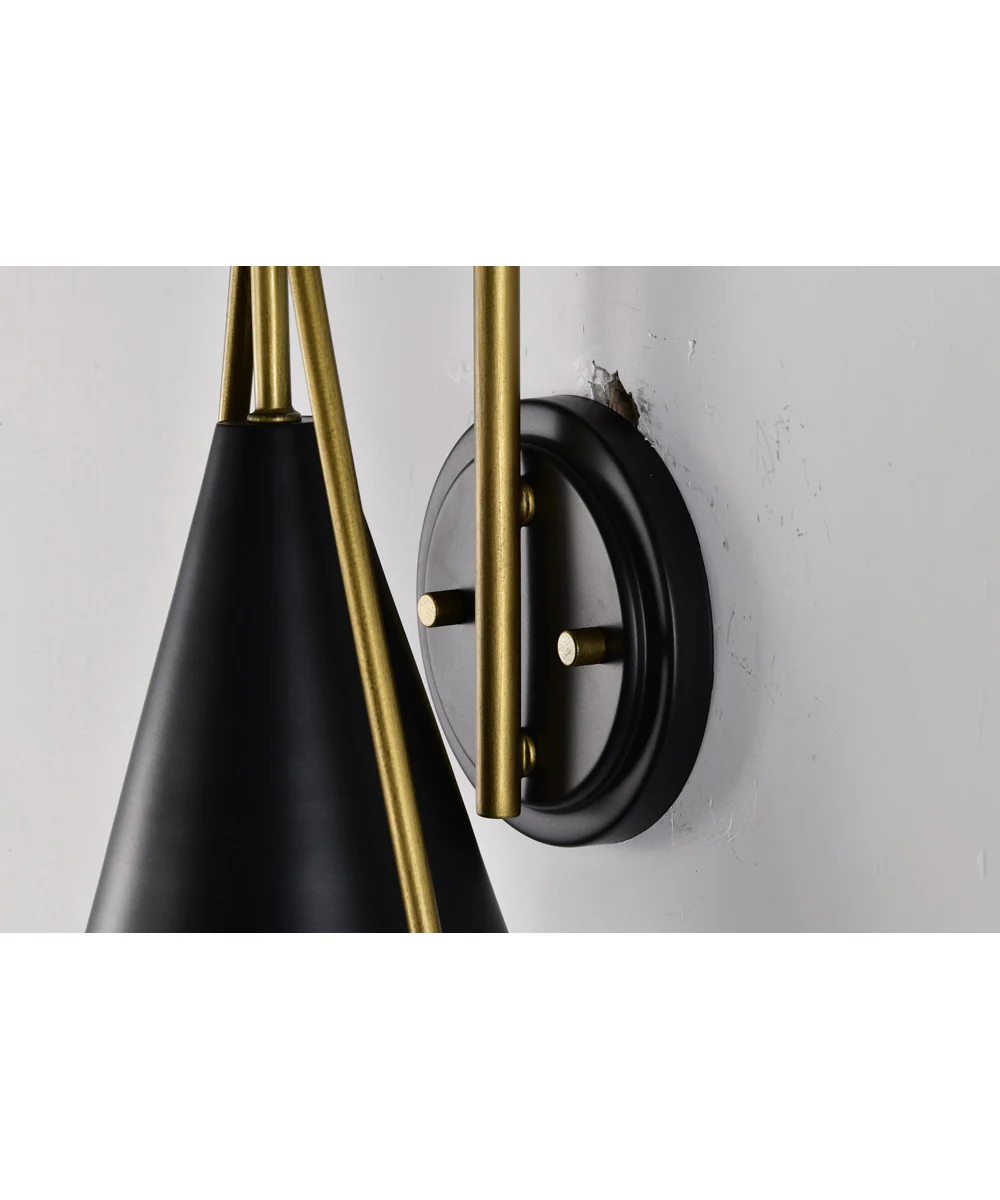 Admiral 1-Light Vanity & Wall Matte Black - Image 8