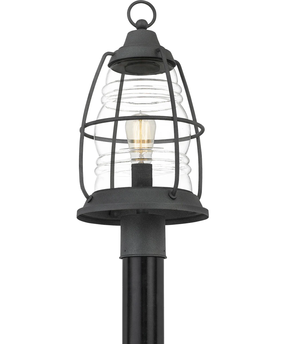 Admiral Large 1-light Outdoor Post Light Coastal Armour Aluminum Mottled Black - Image 5