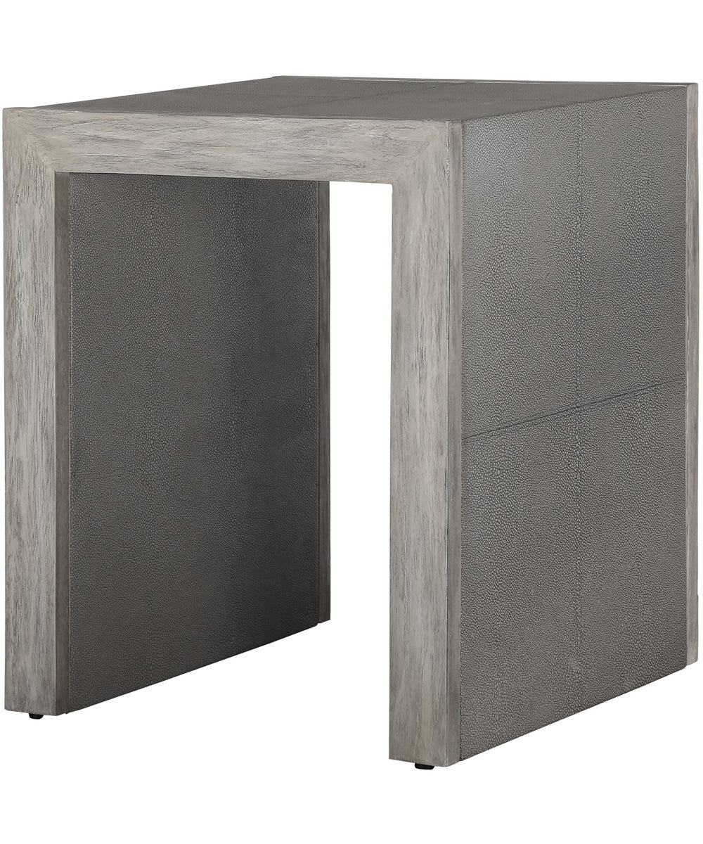 Aerina Modern Gray End Table - Image 2