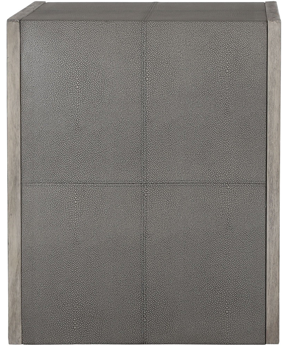 Aerina Modern Gray End Table - Image 3