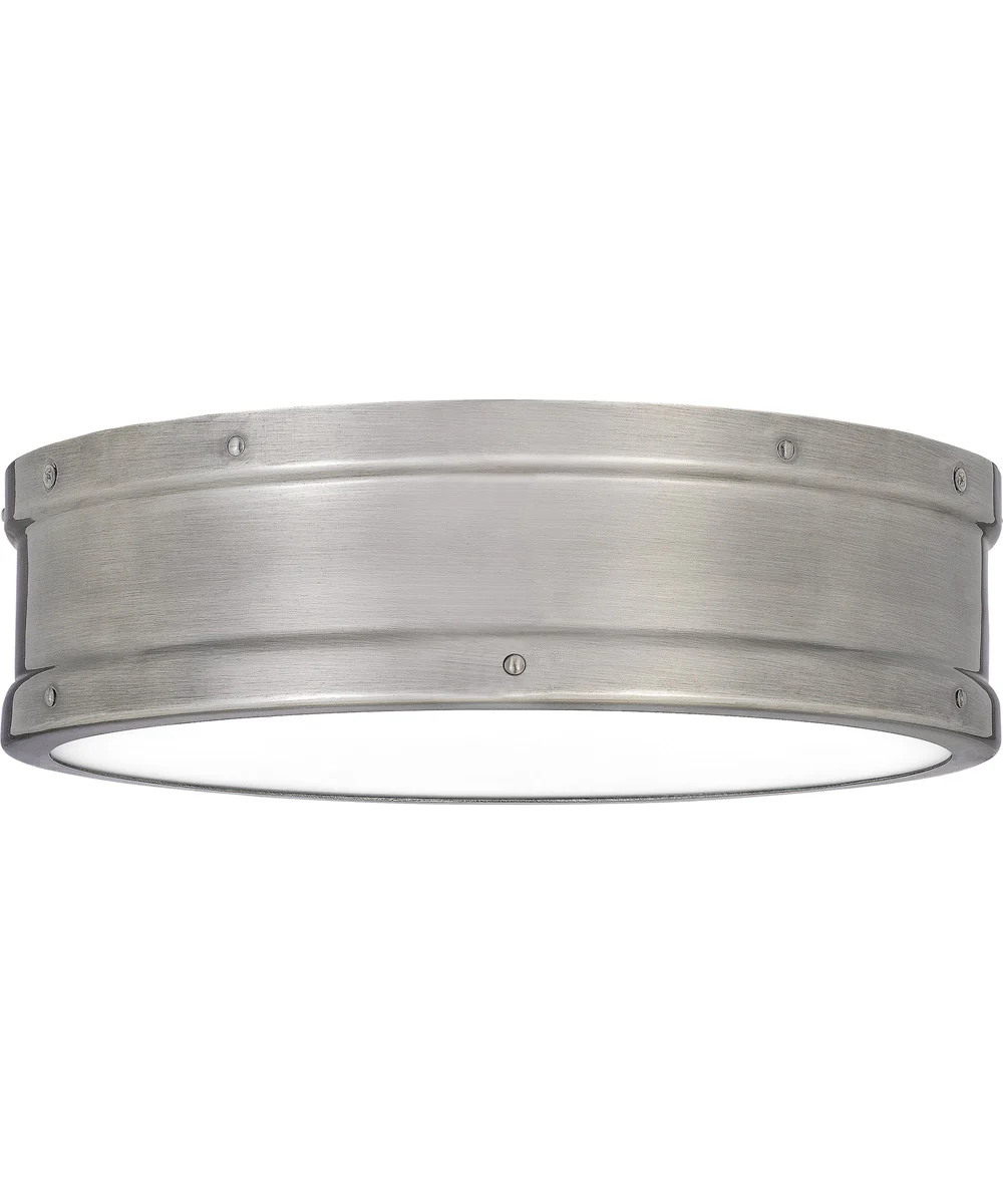 Ahoy Flush Mount Antique Polished Nickel - Image 2