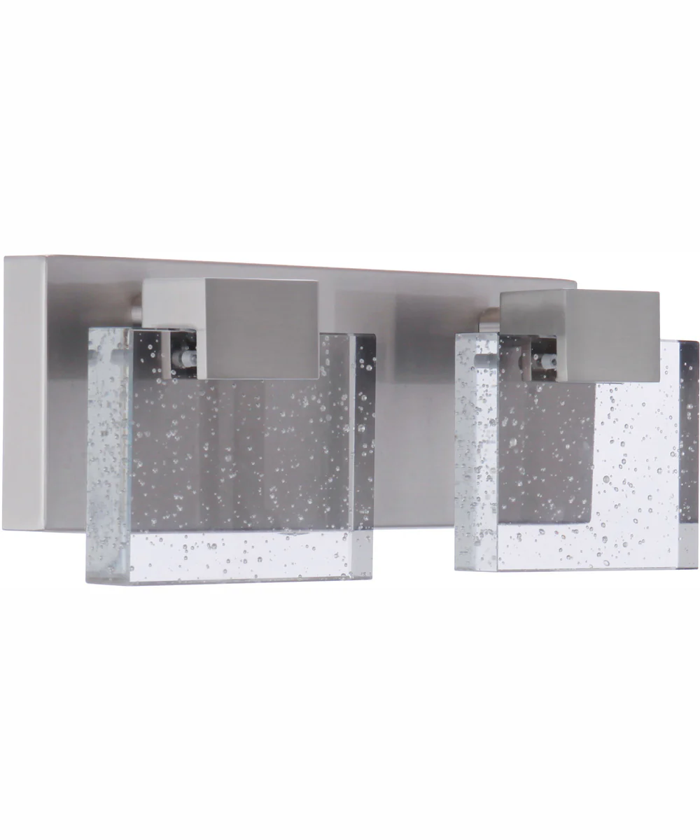 Alamere 2-Light Vanity Brushed Polished Nickel