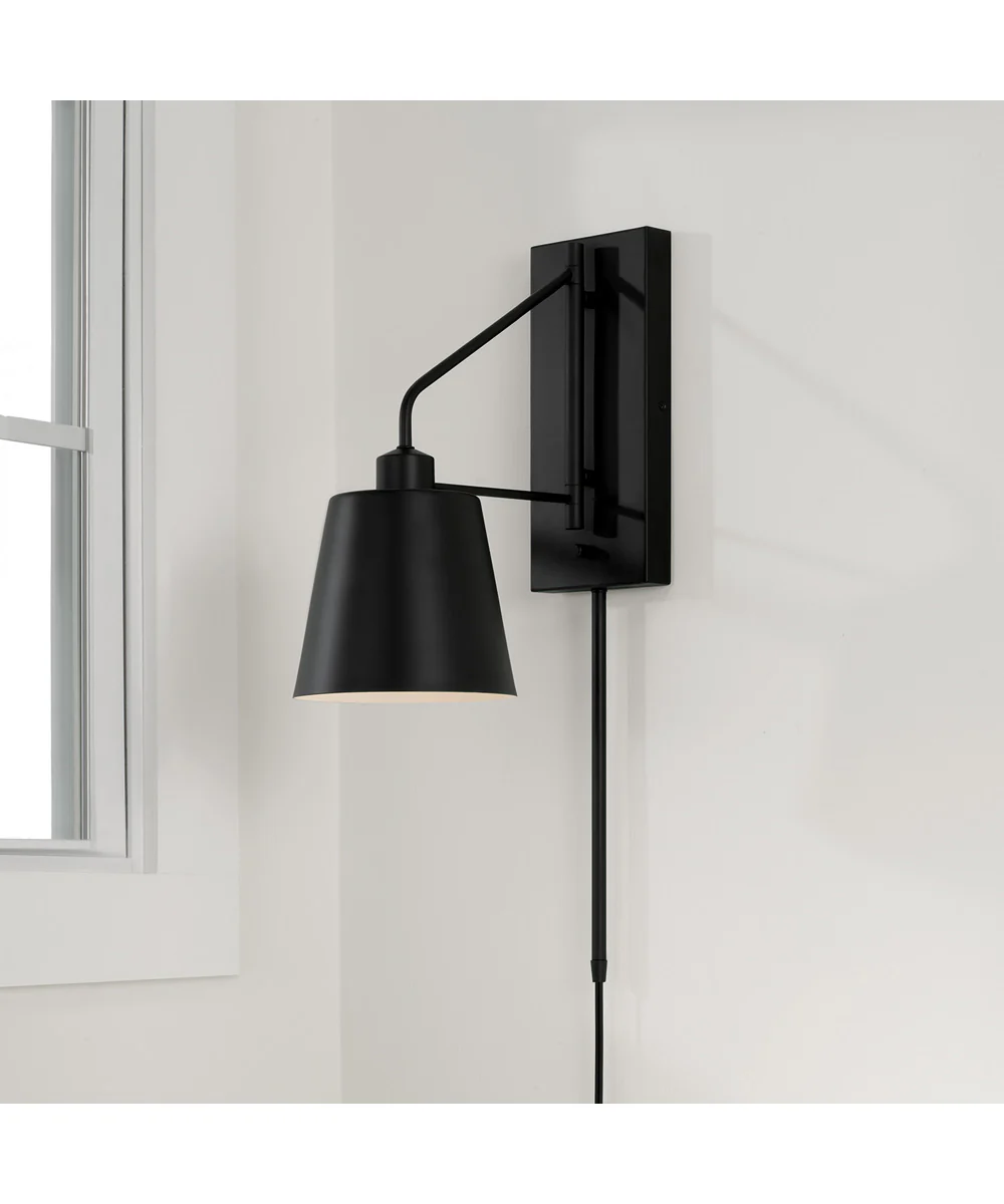 Alden 1-Light Sconce Matte Black - Image 2