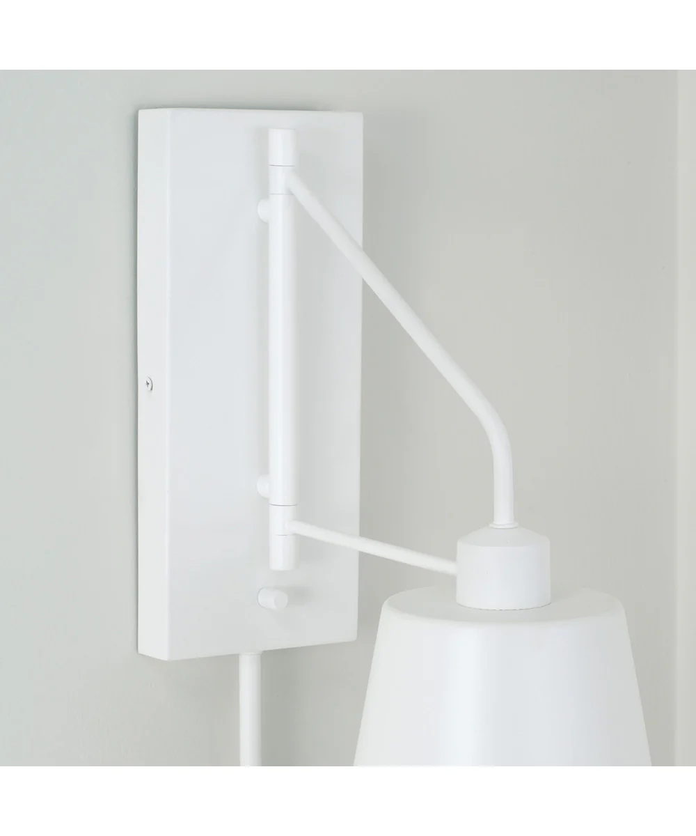 Alden 1-Light Sconce Matte White - Image 3
