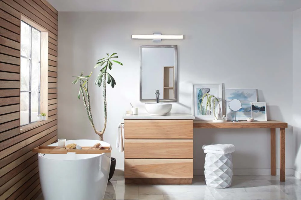 Alto LED-Light Large LED Vanity in Chrome - Image 2